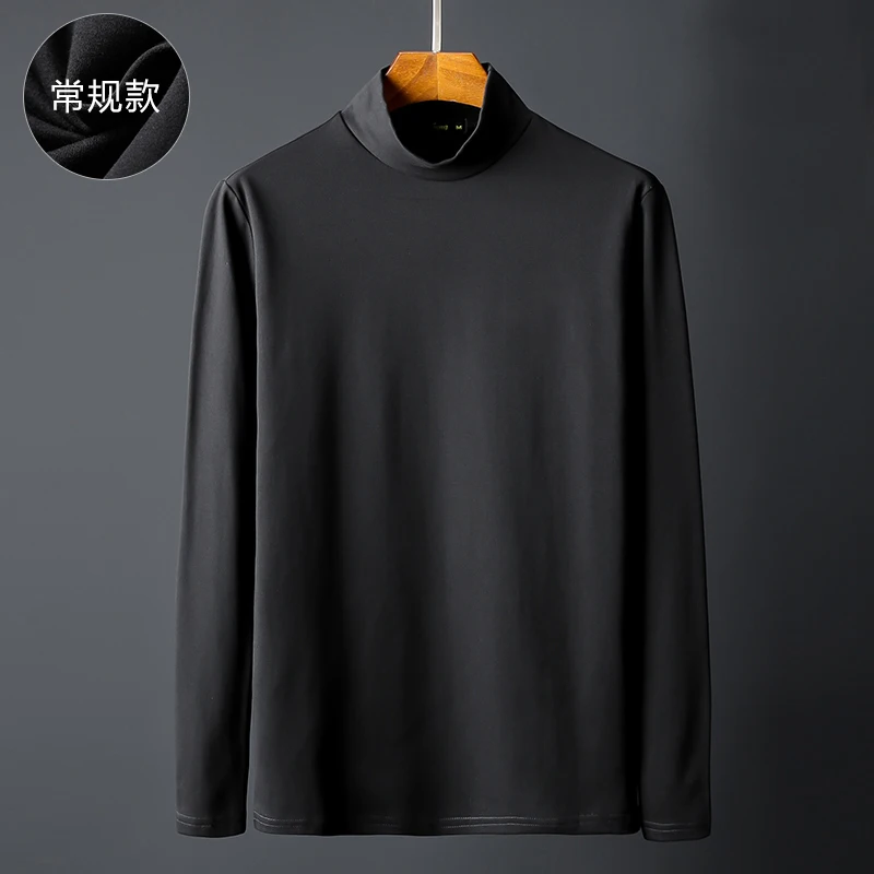 S8025 Осенняя футболка с длинным рукавом для мужчин 2019 простая водолазка