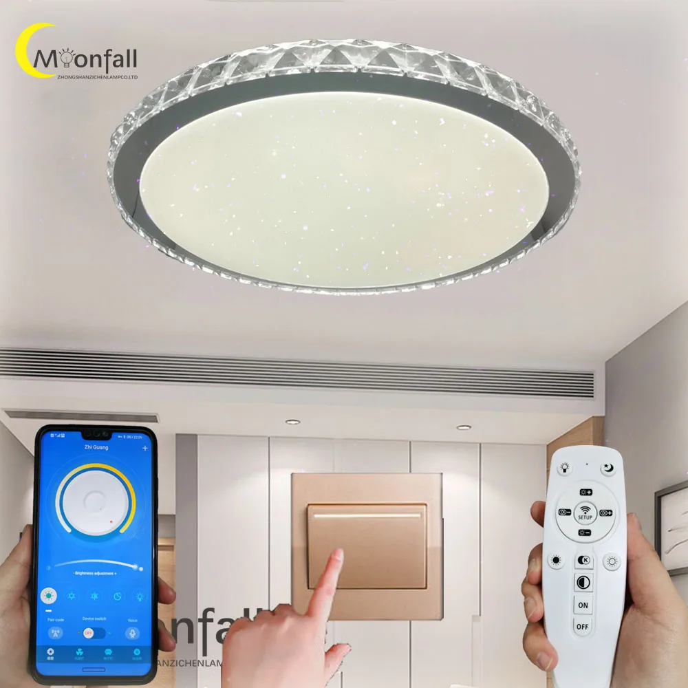 $24.67 Cmoonfall Led Lamp Home Plafonniers Ceiling Lights For Room Luces Lampy Sufitowe Bedroom Plafondlamp Habitacion Lampara Techo