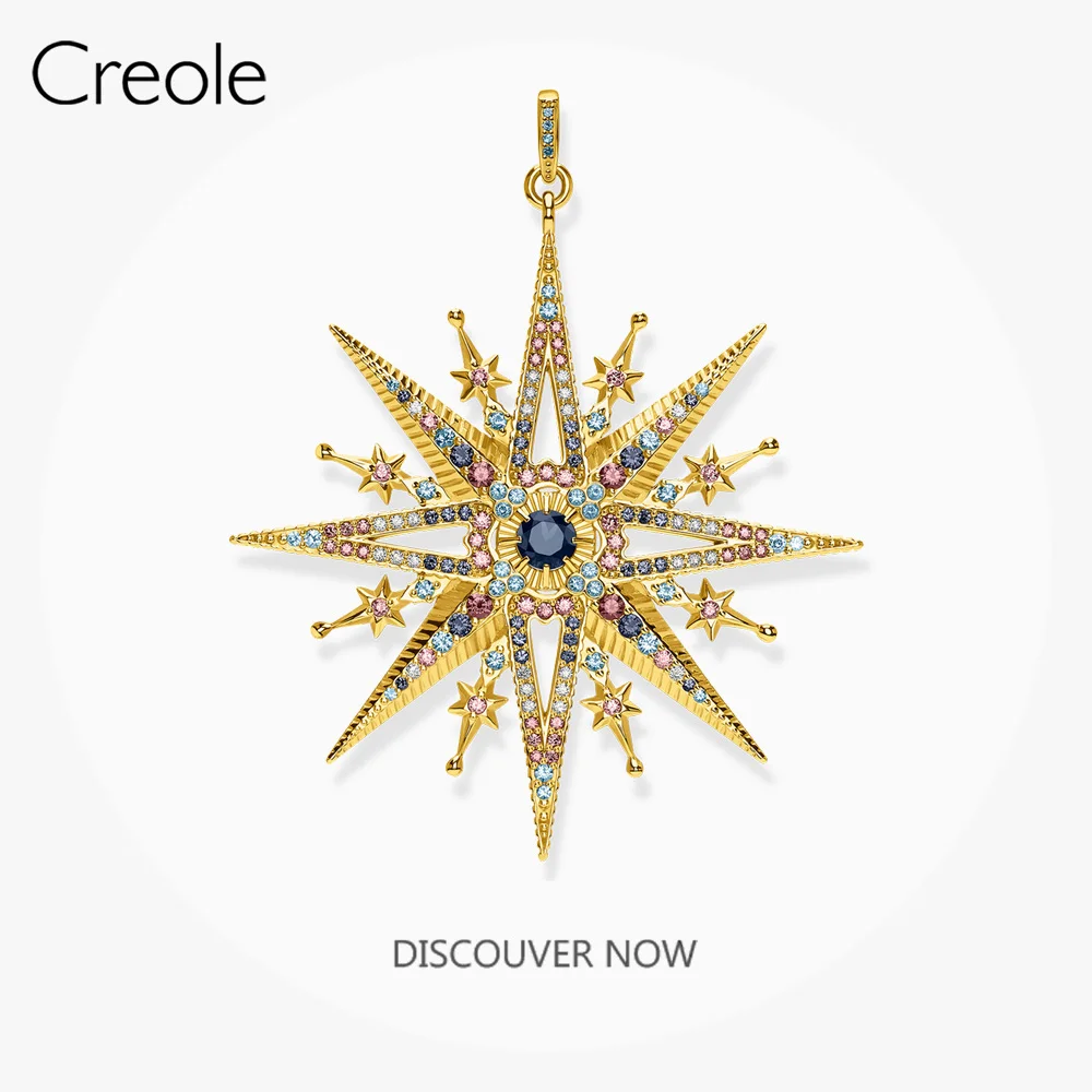 Золотая подвеска с подвеской роялти звездой Новинка лета 2020 богемное ювелирное