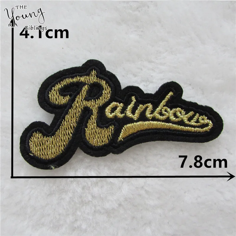 Мультяшный Модный стильный термоплавкий клей аппликация вышивка утюгом на