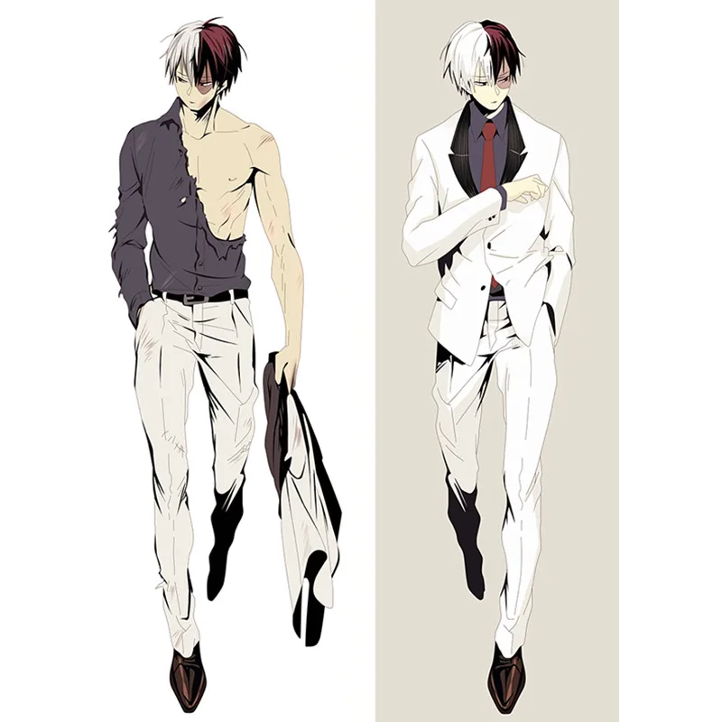 Anime My Hero Academia Midoriya Izuku Todoroki Shouto Throw Pillow Cover Hugging Body Pillowcase Otaku Dakimakura Gift MH1 | Дом и сад