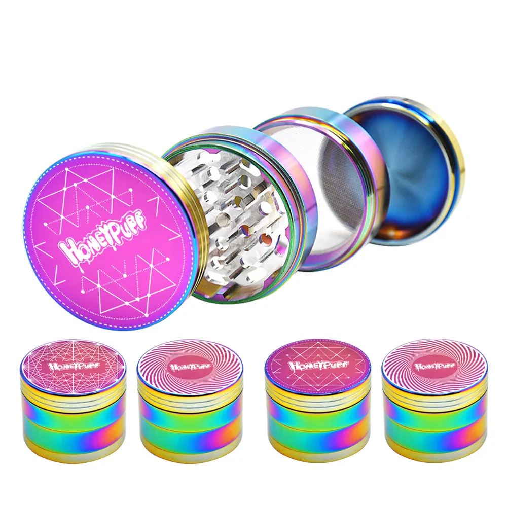 Мастердам прокатки поставок 2 5 дюймовый точильщик табака с ловцом пыльцы 4 шт. из