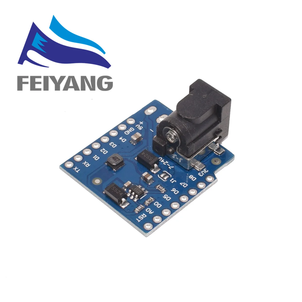 DC power Shield V1.1.0 для wemos D1 Мини макетная плата DC Блок питания модуль экрана
