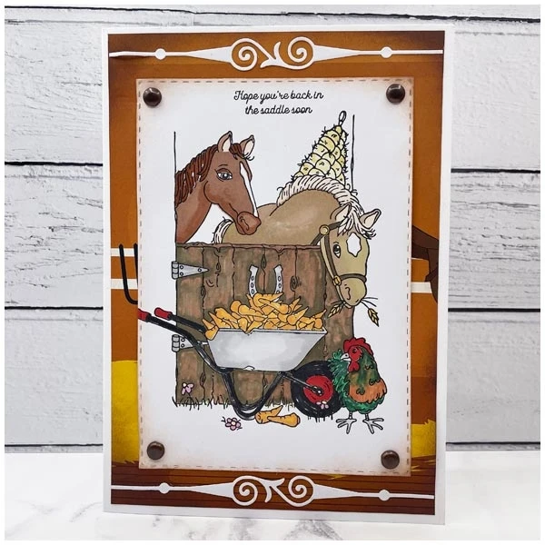 Металлические штампы с изображением животных и фермы прозрачные шаблон для