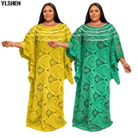 lace african dresses for women 2021 new african clothes dashiki grand boubou robe africaine femme bazin riche party africa dress