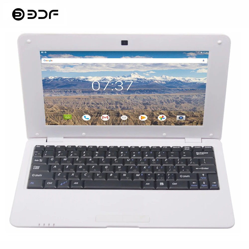 BDF 2021 New Tablet 10.1 Inch Notebook Android Laptop Quad Core Mini Netbook WiFi Bluetooth RJ45 Android 6.0 Tablet Tablets Pc