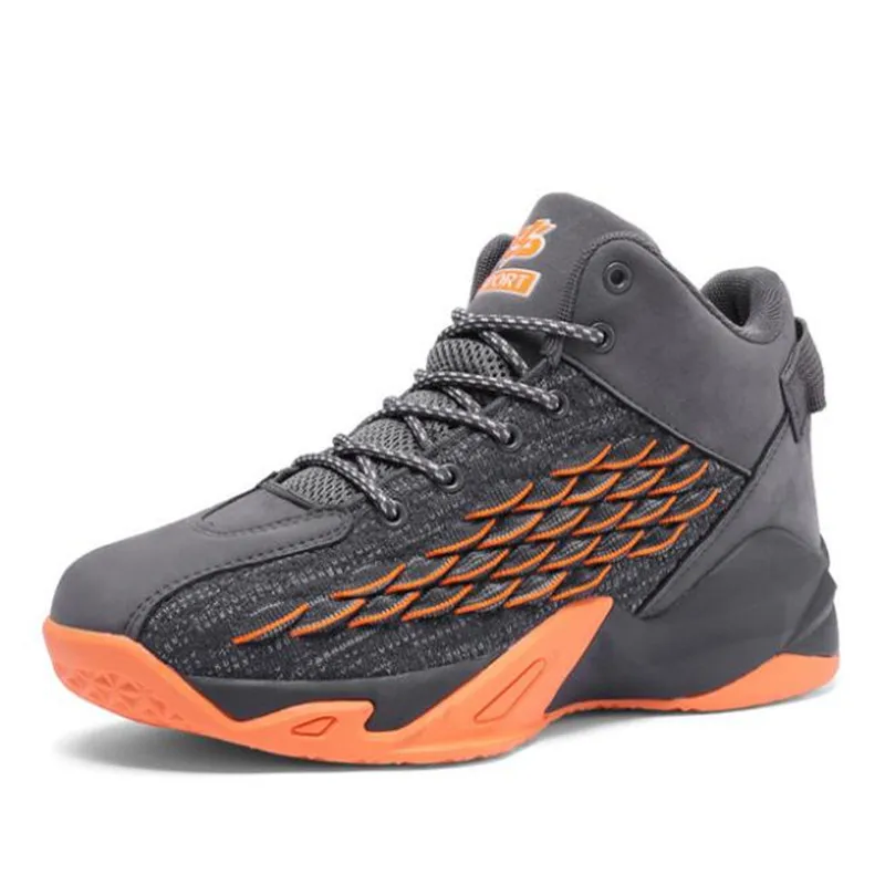 

High-Top Men Retro Basketball Shoes Breathable Cushioning Sneakers Non-Slip Wearableop Sports Shoes Gym Training Athletic Shoes
