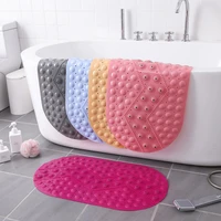 plain oval water drop bathroom non slip mat bath oval bedroom floor shower mat absorbent carpet pvc floor mat rug