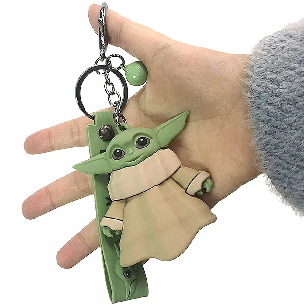 Мультфильм мандалорианский малыш брелок в виде Йоды аниме фильм Звездные войны