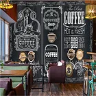 Европейская ретро доска ручной работы Кофейня 3D промышленный Декор Настенные обои свежий Премиум Кофейня обои 3D