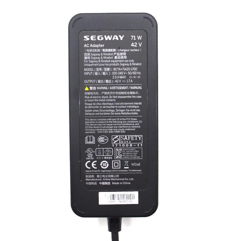 original charger for segway ninebot kickscooter es1 es2 es4 e22 e25 t15 m365 pro electric scooter charger adapter accessories free global shipping