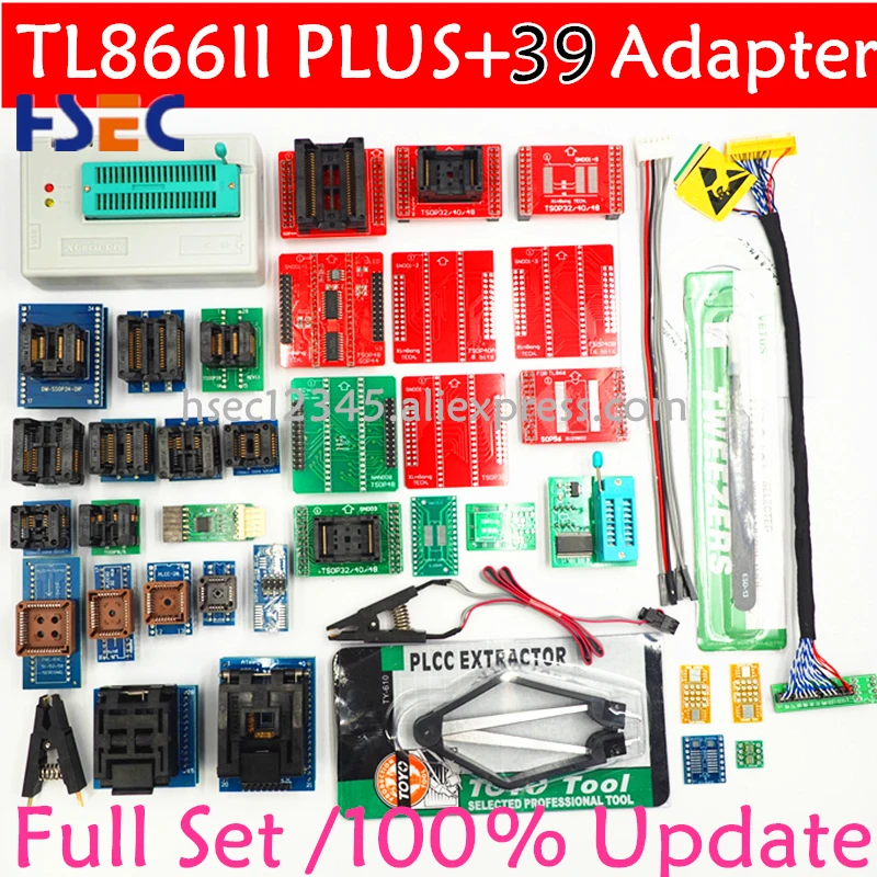 Программатор TL866II Plus универсальный оригинальный программатор minipro TL866 nand flash AVR PIC