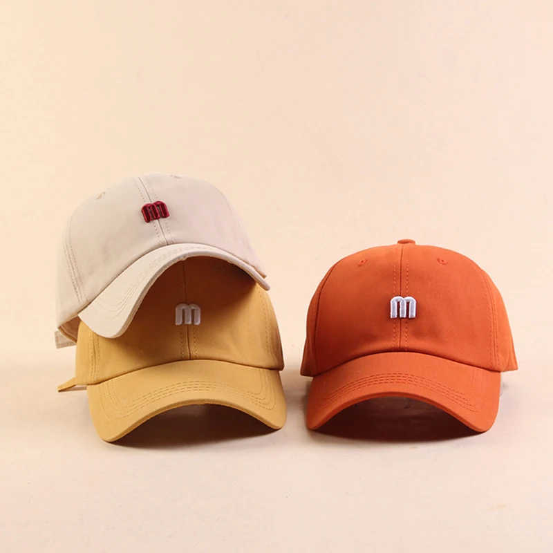 Твердые Цвет летняя шляпа от солнца для мужчин/Женская украшенная обувь Бейсбол