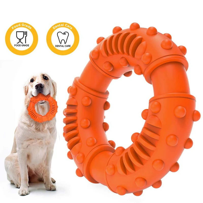 

Durable Pet Chew Toys Strong Rubber Chew Toy For Dogs Teeth Cleaning Nontoxic Pet Molar For Small Medium Large Dogs Pet Supplies