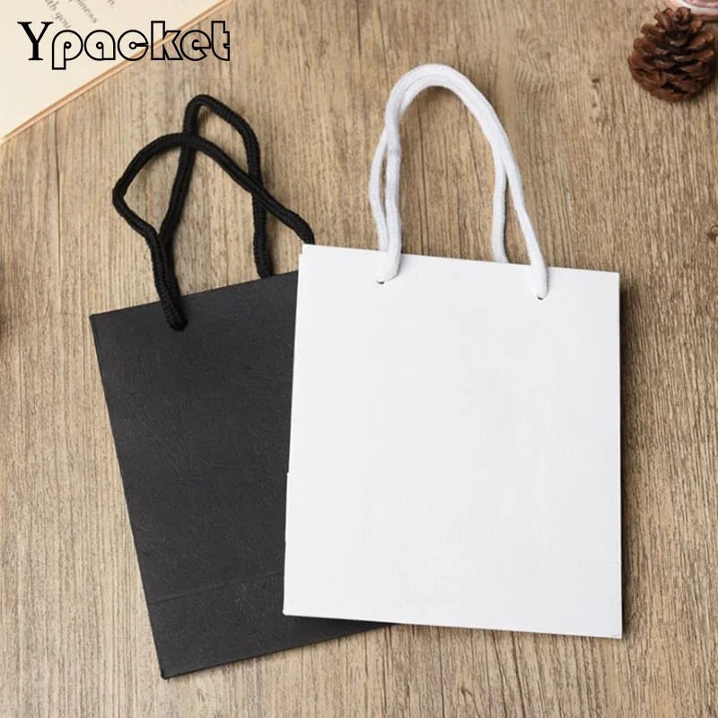 Russed Paper Bags Gift Bag Food Tea Small Gift Shopping Wedding Birthday Decoration Event Party Supplies Gift Bag Jewelry
