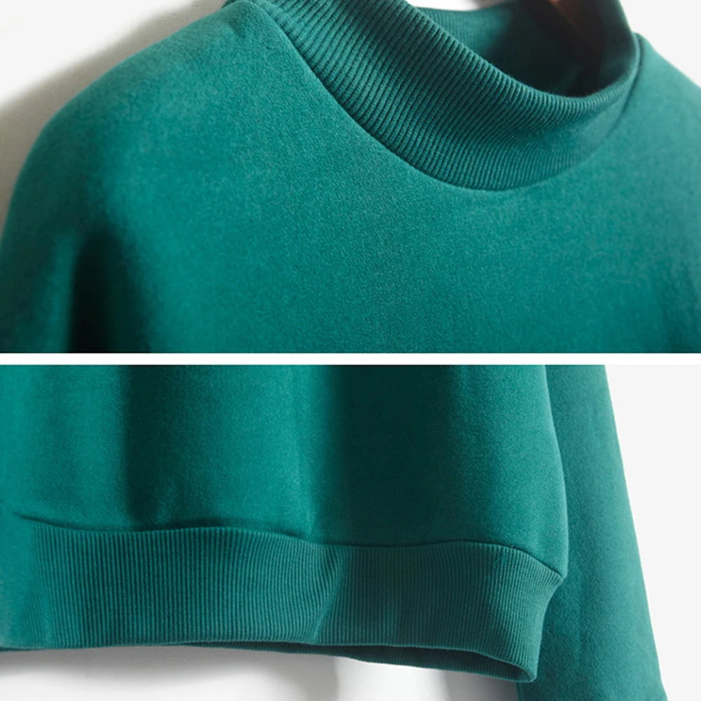 New Hoodies Women Harajuku Sweatshirt Autumn Winter Long Sleeve O Neck Warm Blouse Hoodie Thick Plush Sweatshirt Fashion Clothes