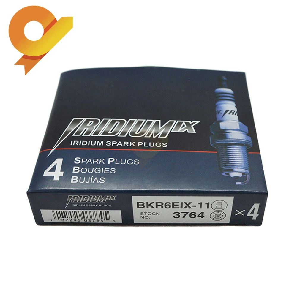 4 шт. 6 шт. BKR6EIX-11 BKR6EIX11 иридиевая Свеча зажигания для TOYOTA ACURA CHEVROLET ISUZU Lexus, mitsubishi NISSAN SUZUKI YAMAHA DODGE