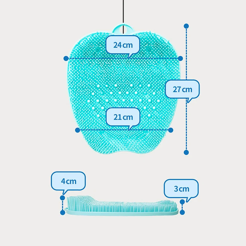 Силиконовая Ванна Душ массажные тапочки для ног обувь ванны щетка и пемза