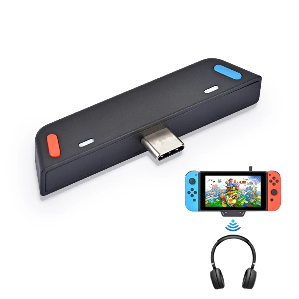 

HAAFEE Bluetooth Adapter For Nintendo Switch,PS4 handle 5.0 Wireless Transmitter