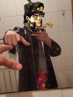 Anime Kujo Jotaro Cosplay Costumes Anime JoJo's Bizarre Adventure Halloween Party Men Women Clothing Full Set