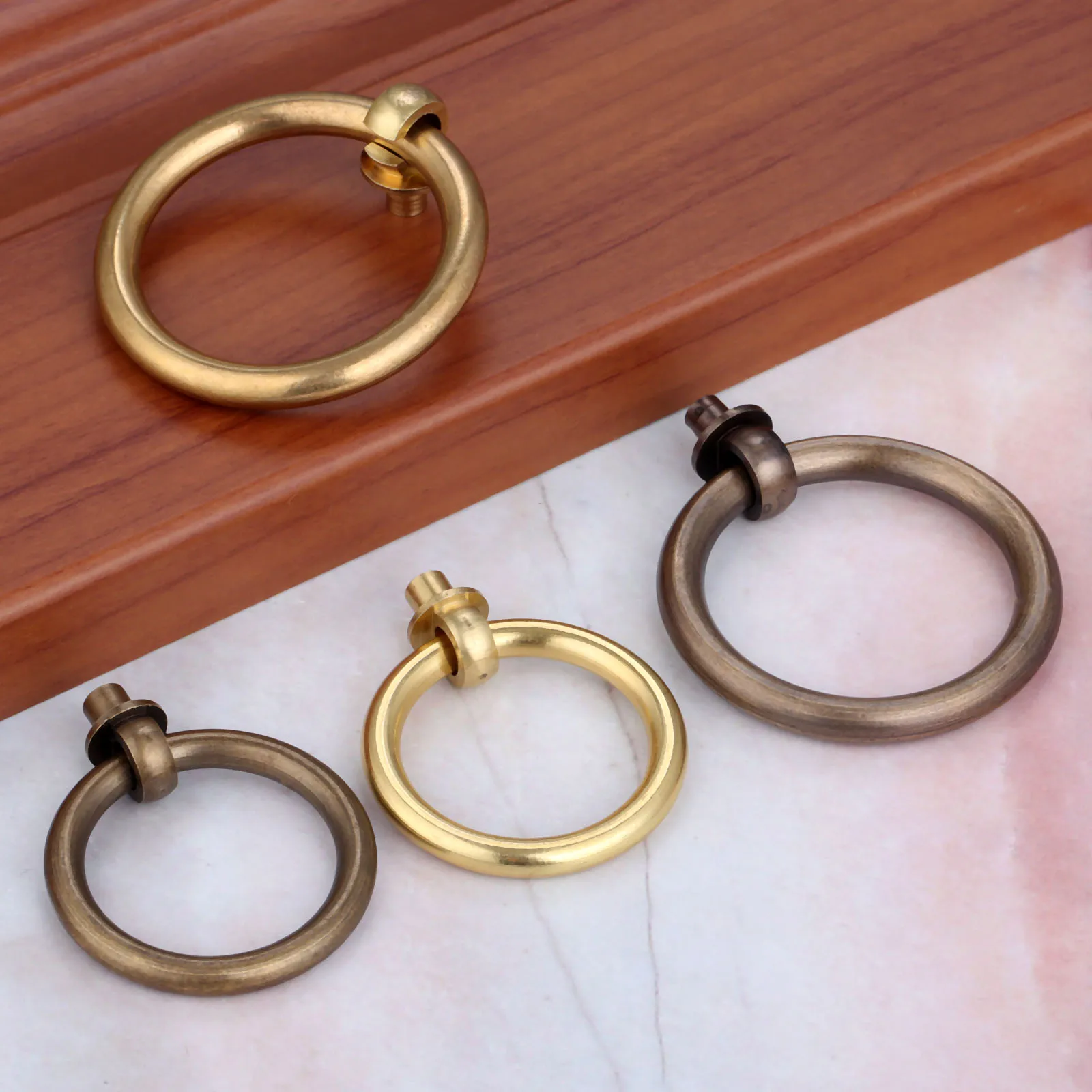 Кольцо для двери шкафа в китайском стиле 50 мм 1 шт.|Ручки шкафа| |