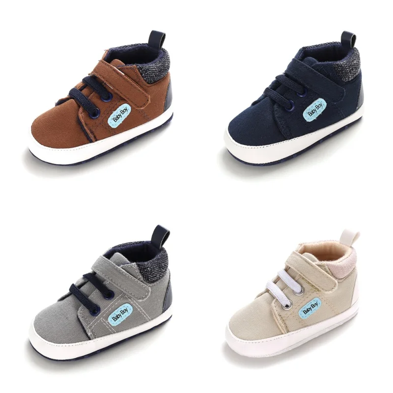 Осенняя модная нескользящая обувь для маленьких мальчиков кроссовки малышей