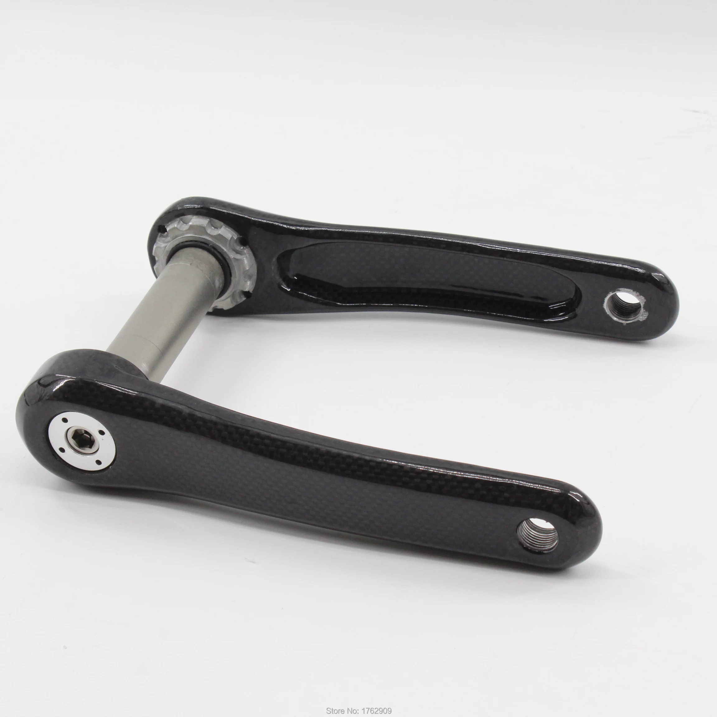 New Climbing bike 3K full carbon fibre bicycle crank with alloy bottom bracket Axis 24mm 170mm MTB lightest parts Free shipping | Спорт и