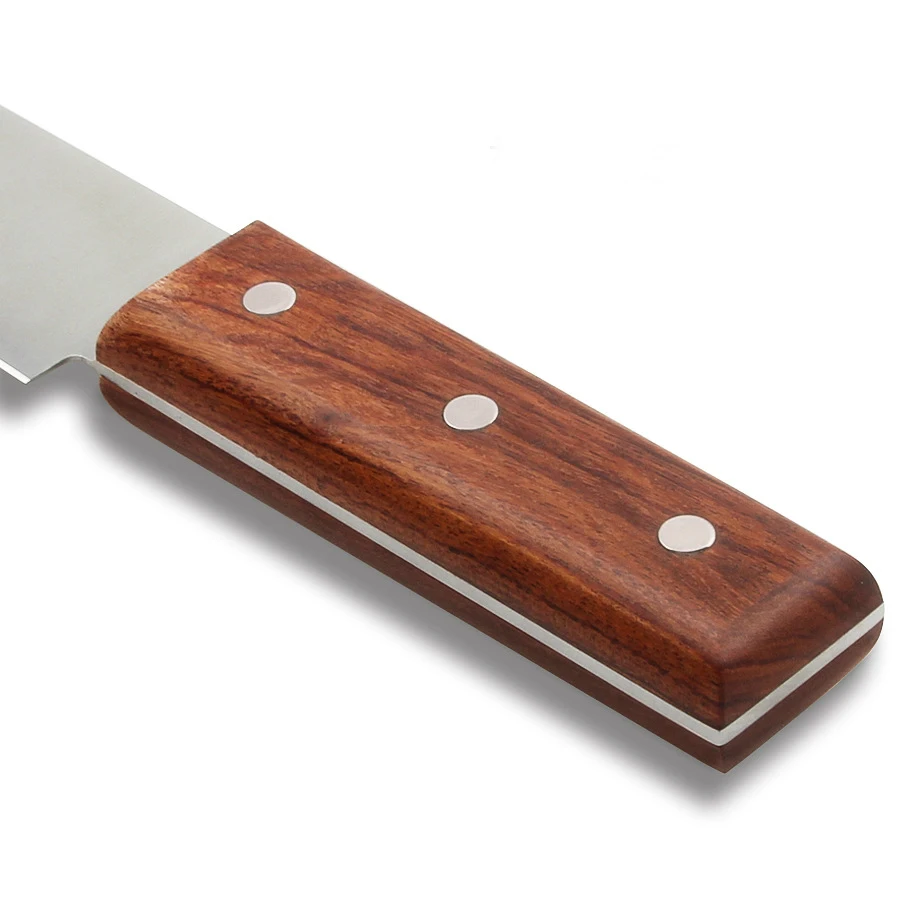 Профессиональный японский нож шеф-повара из нержавеющей стали с эбеновыми