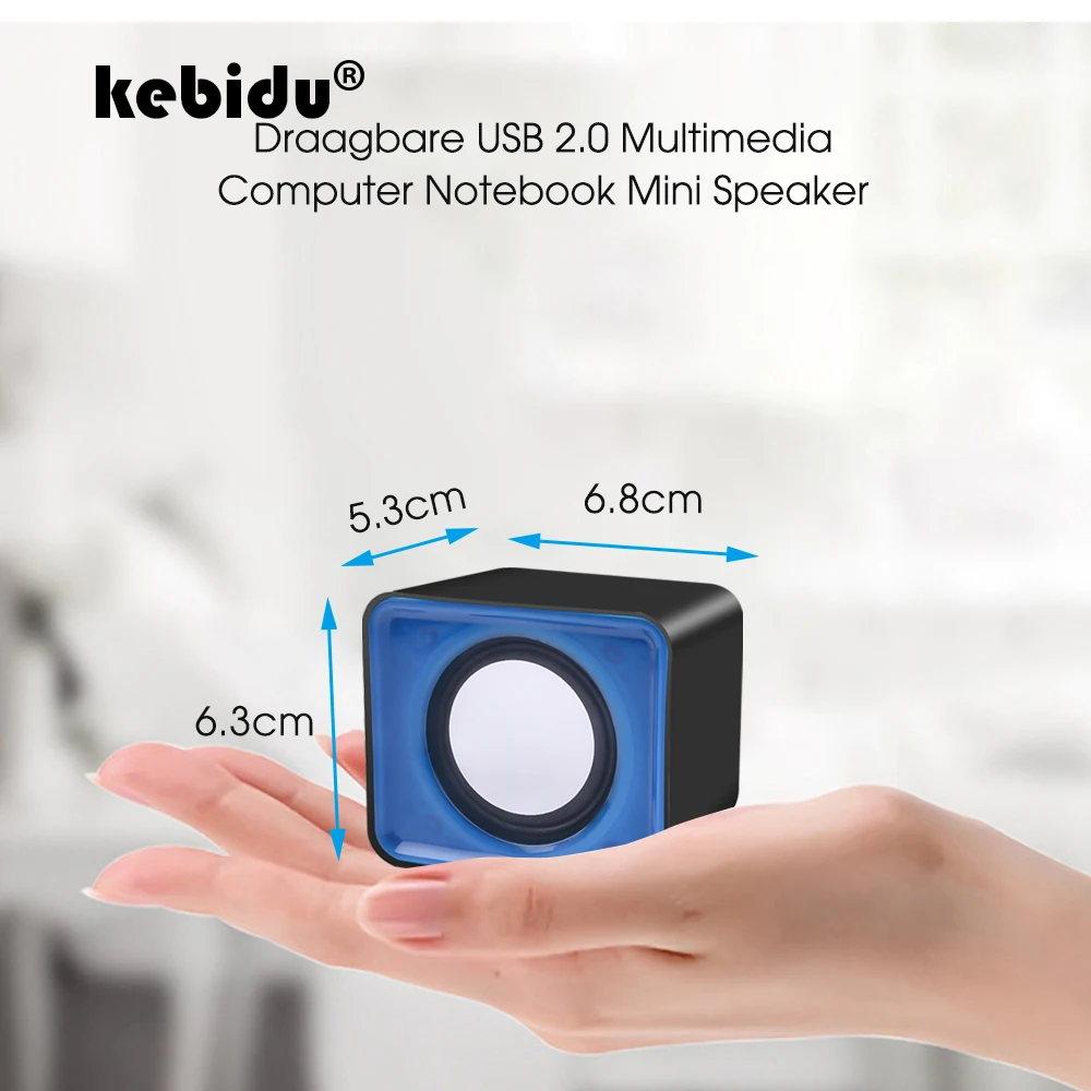 kebidu Mini Music Stereo USB 2.0 Speakers for computer Desktop PC Laptop Notebook Home Theater Party Loudspeaker Portable | Электроника