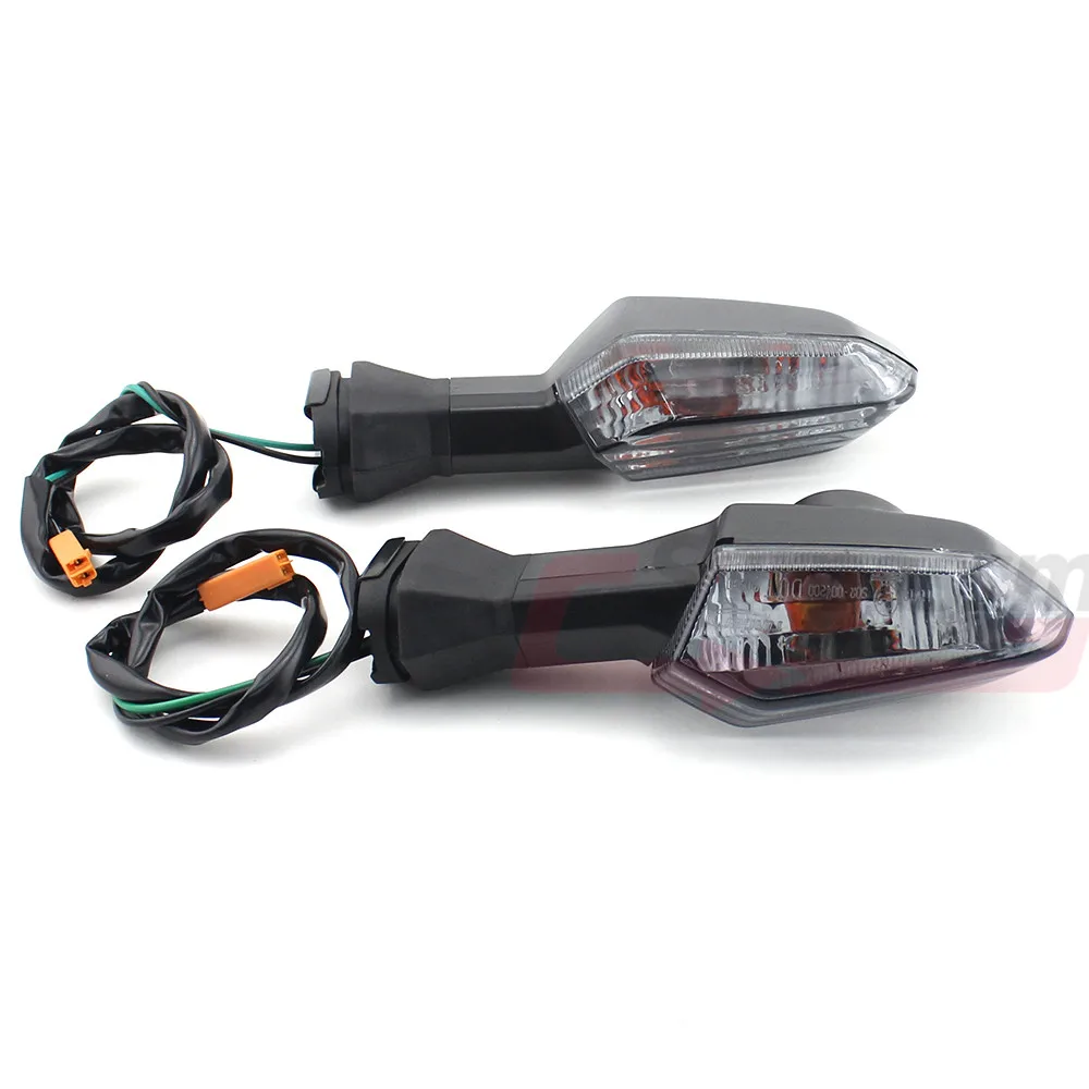 Пара поворотников мотоцикла янтарные фонари Передние фонари заднего хода для Kawasaki Ninja 300 12-16 Z800 13-16 Z1000 10-16 ER250 Z250