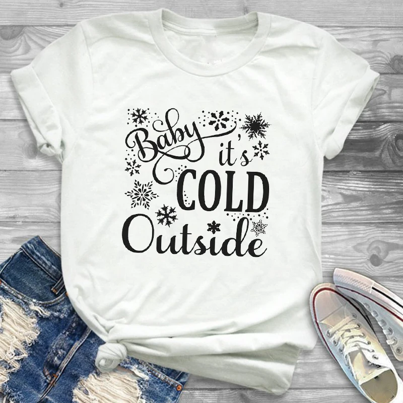 Tee Shirt Tees T-shirts Women Fashion Clothing Plaid Tree Truck New Year Merry Christmas Womens Female Graphic T Shirt T-Shirt
