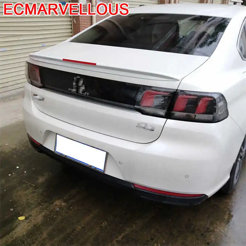 

Automovil Upgraded Rear Aileron Voiture Tuning Accessories Roof Car Aleron Trasero Wing Spoiler 2016 2017 2018 FOR Peugeot 308