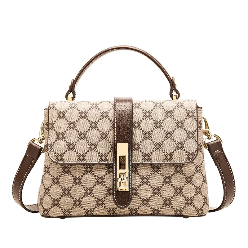 

Fashion Plaid Single Shoulder Bags Luxury Designer Handbags Genuine Leather Purse and Handbags Carteras Mujer De Hombro Y Bolsos