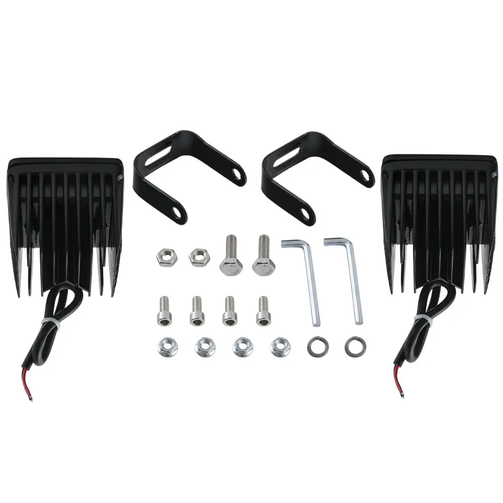 Kopen 3Inch Geel Led Cube Pods Verlichting Bar Spot Flood Fog Rijden Lamp Offroad 2Pcs