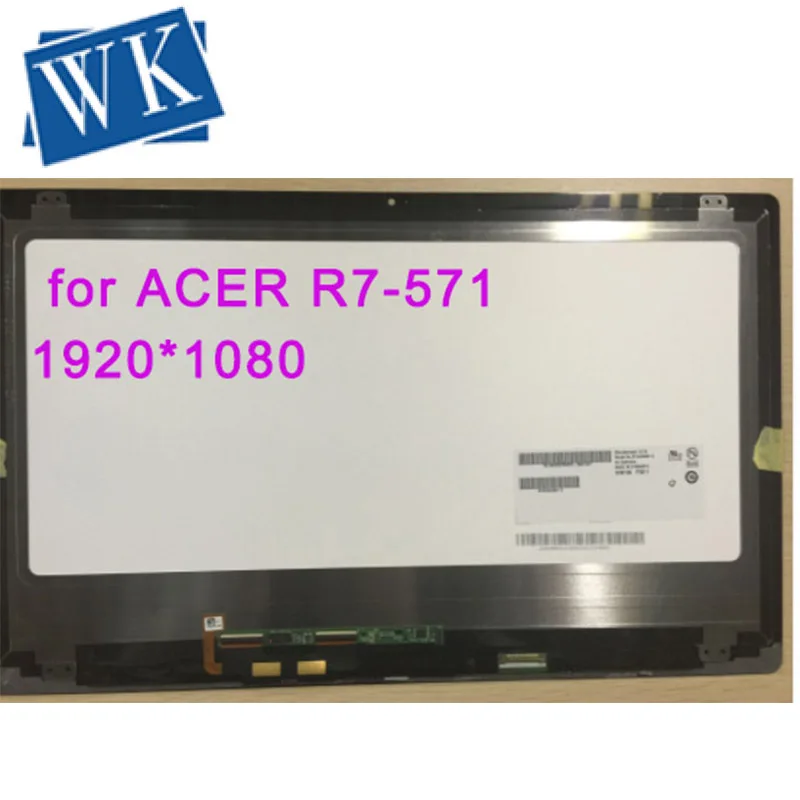15,6 ''дигитайзер стекло сенсорный экран+ ЖК-дисплей в сборе для acer Aspire R7 R7-571 с кодом отслеживания