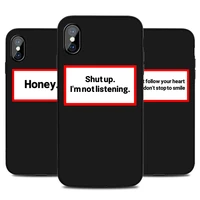 fashion letters phone case for iphone 6s 7 8 11 12 mini plus pro x xs max xr se cases soft silicone fitted tpu back shell cover
