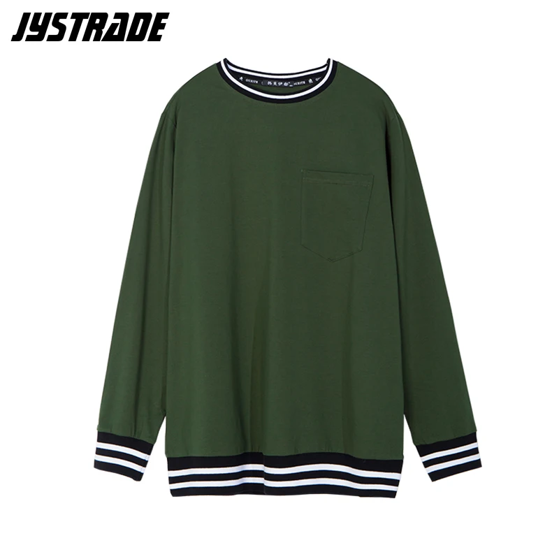 Мужская безразмерная футболка с карманами мужская зеленая хлопковая в стиле