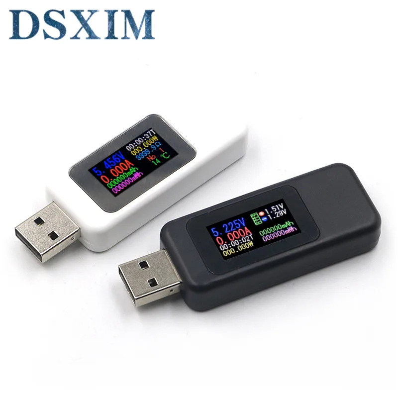 USB тестер 10 в 1 цифровой вольтметр постоянного тока амперметр измеритель