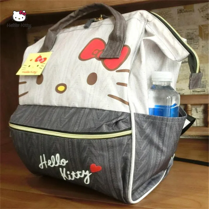 HELLO KITTY модный мультяшный рюкзак многофункциональная Большая вместительная