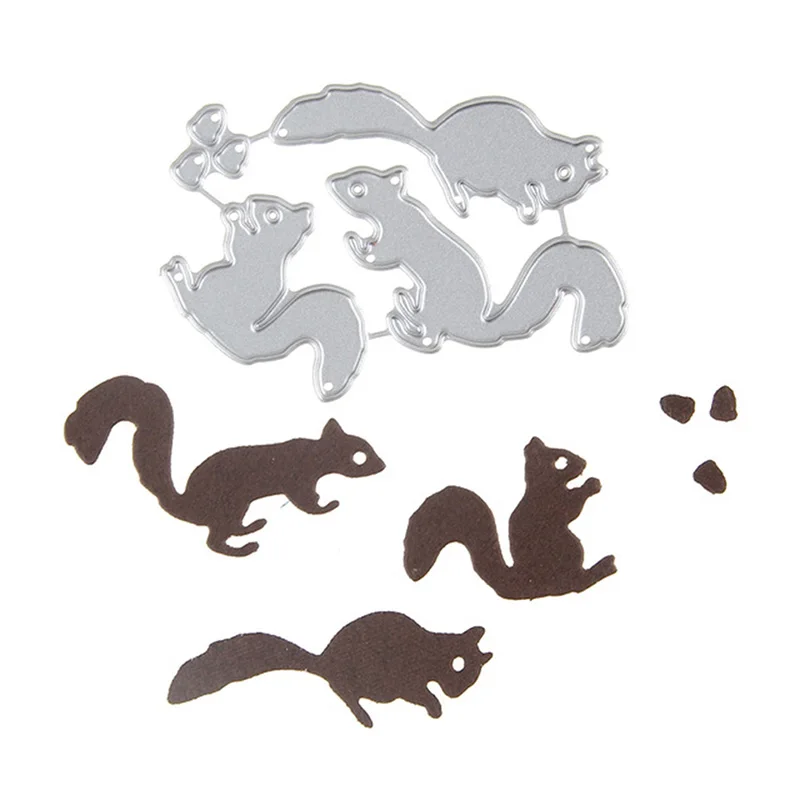 Пресс-формы Три белки для скрапбукинга Новое поступление металлические