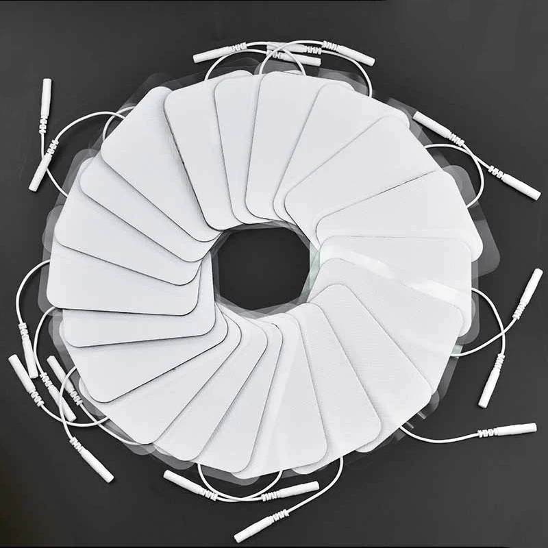 Белые электродные подушечки для электрической акупунктуры 20 шт./50 шт. цифровая