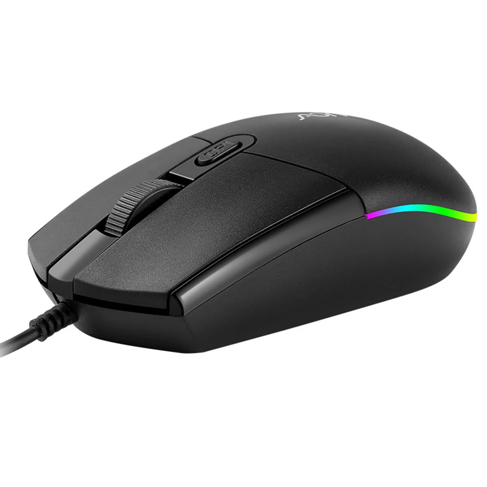 Фото Мышь компьютерная игровая Проводная с RGB-подсветкой и DPI Компьютеры офис Мышь компьютерная игровая Проводная с RGB-подсветкой и DPI Компьютеры офис
