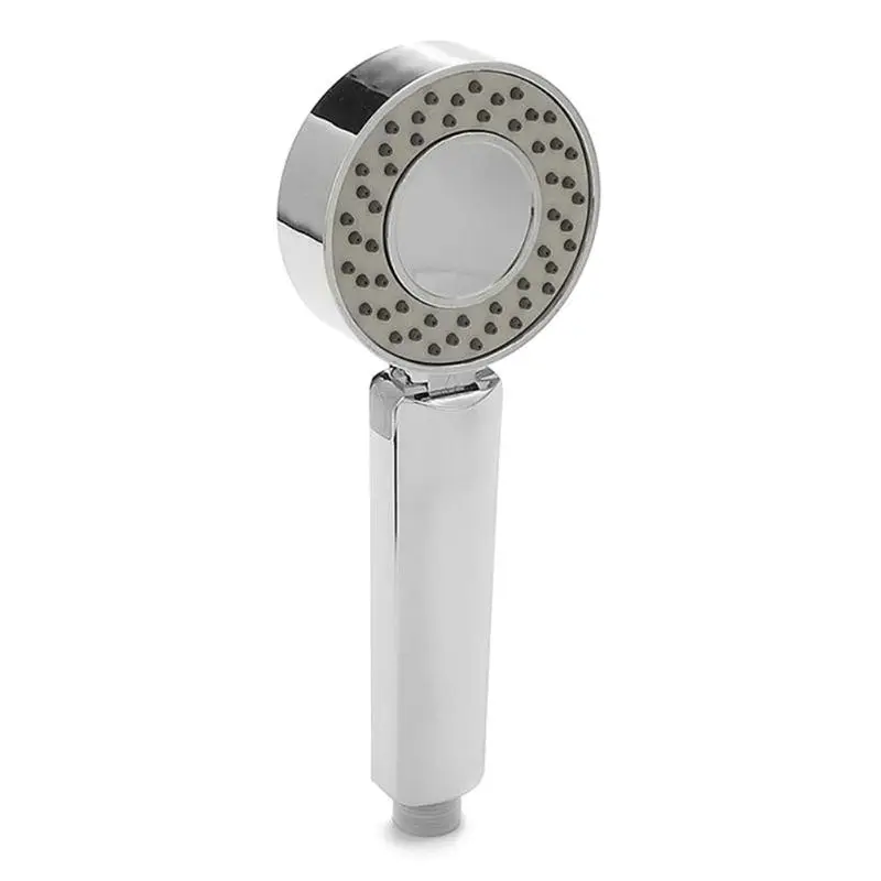 

Double-Sided Shower Head Round Handheld Shower Booster With High Pressure Saving Water For Bathroom 649E
