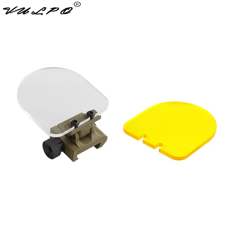 VULPO Hunting Airsoft Riflescopes lens protector Red Dot Sight Scope RiflescopeTransparent Bulletproof Lens Protector | Спорт и