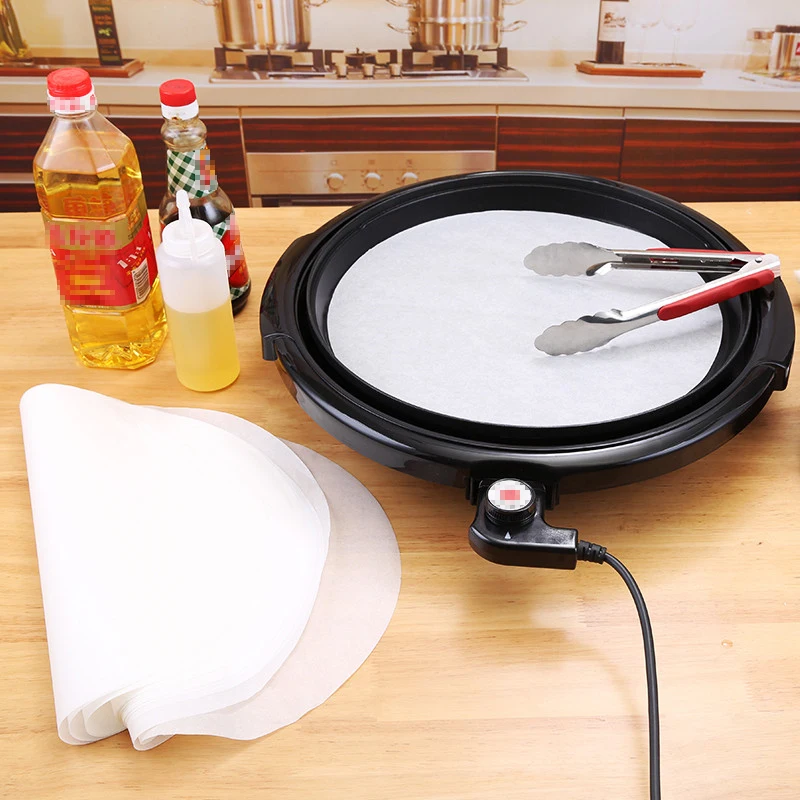 500 шт круглая гамбурговая бумага антипригарная для выпечки масла бургеров пресс