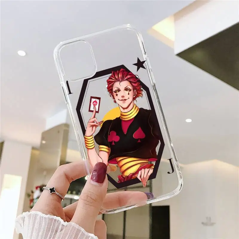 

Hisoka Anime Hunter X hunter Phone Case For iphone 12 11 8 7 6s 6 5 5s 5c se plus mini x xs xr pro max Transparent soft