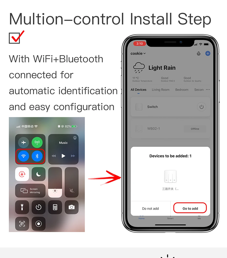 

BSEED EU UK 1 Gang 1/2/3 Way Touch Wifi Light Switch Smart Switches Tuya Alexa Compatible White Black Gold For Smart Life