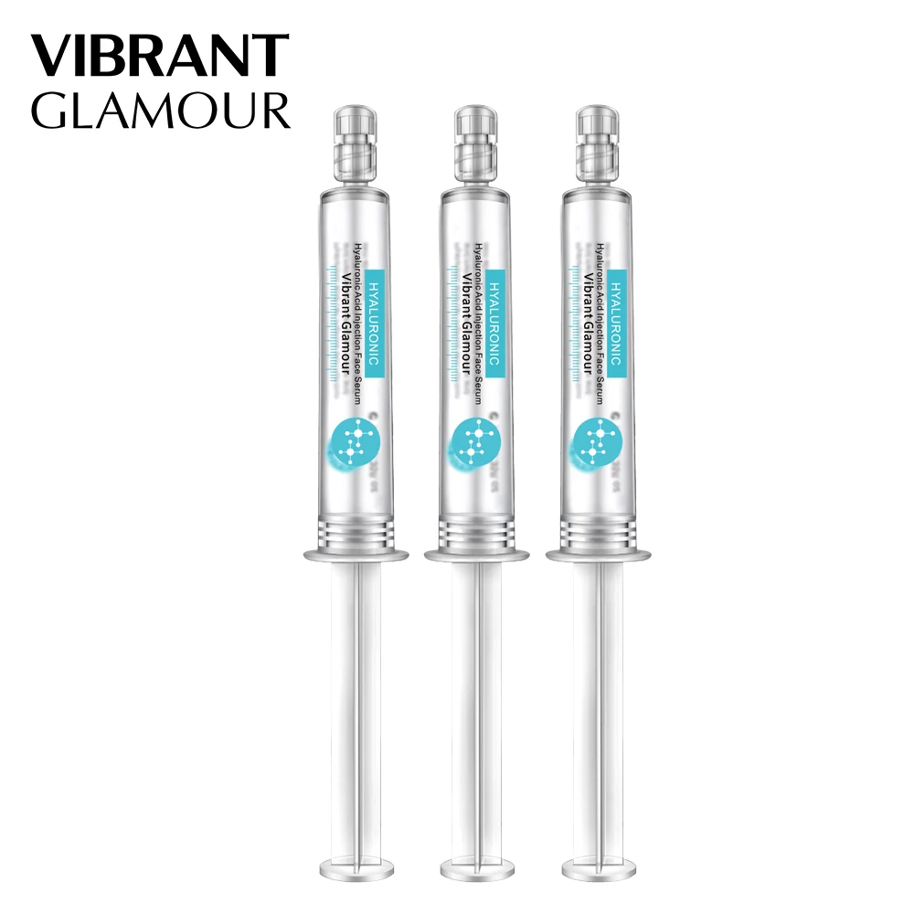 

VIBRANT GLAMOUR 10Pcs Hyaluronic Acid Face Serum Whitening Moisturizing Anti-wrinkle Essence Shrink Pores Nourish Dry Skin Care