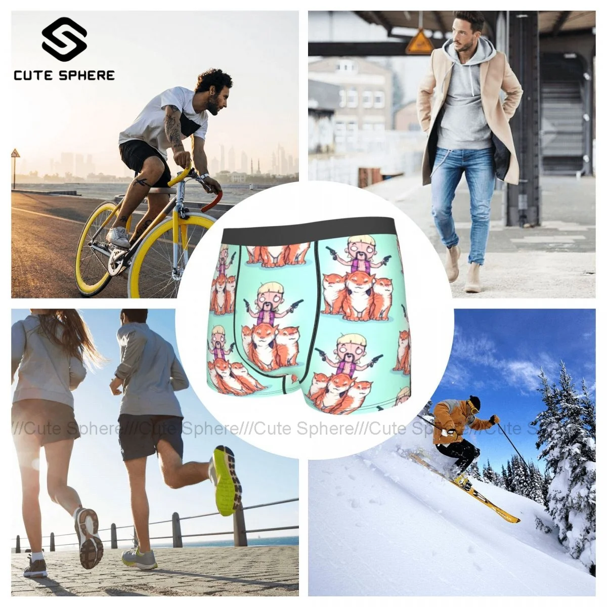 

Joe Exotic Underwear Sexy Trenky Customs Trunk Polyester Pouch Males Boxer Brief