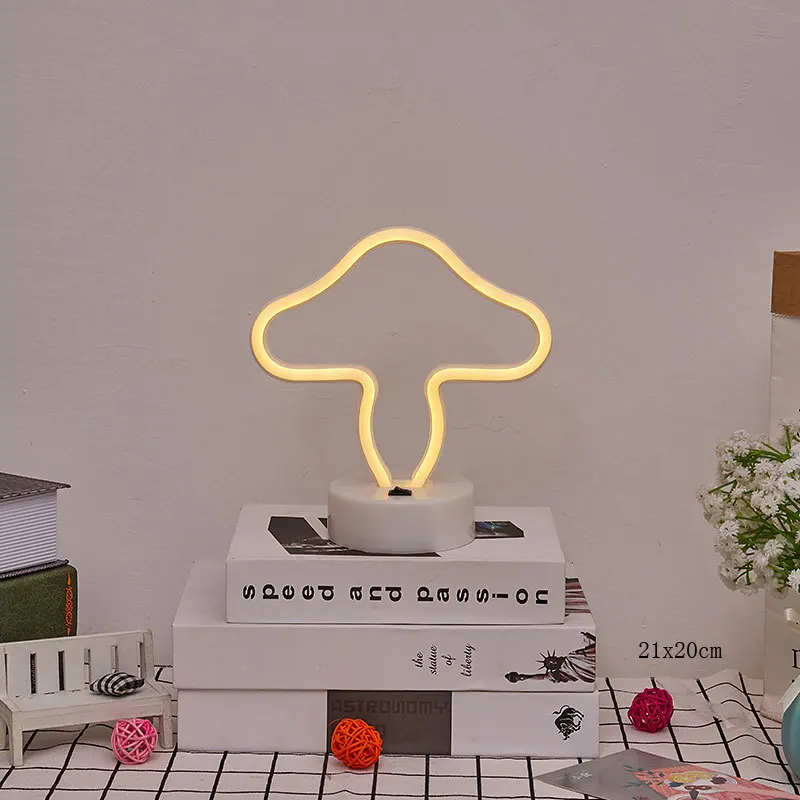 

LED love neon unicorn decorative lighting girl heart ins nightlight